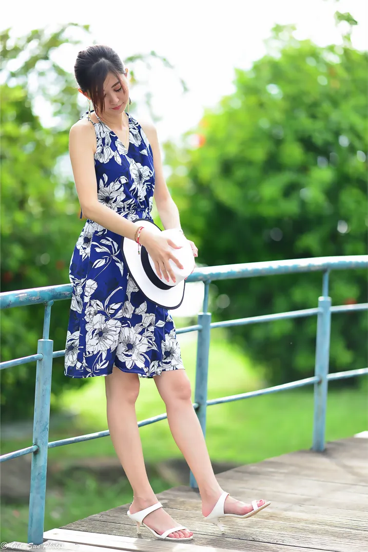 [Mzsock] NO.196 Zhao Tingting dress with cool and high legs street photography#[105P]-47